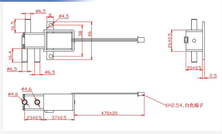 24V electr valve for water