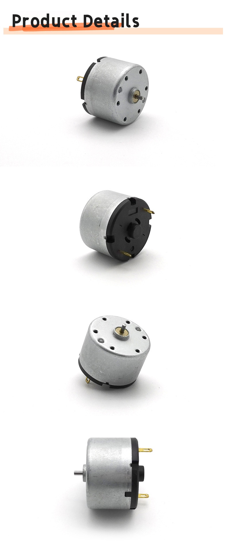 520 carbon brush brushed DC motor