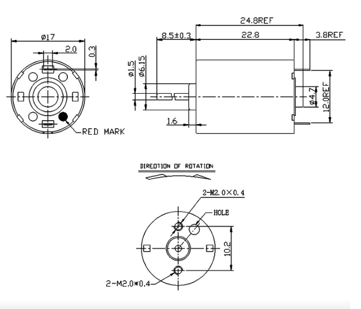 Brushed DC motor