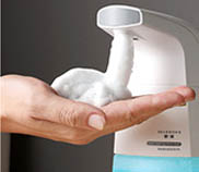 Desinfectante de mans en espuma
