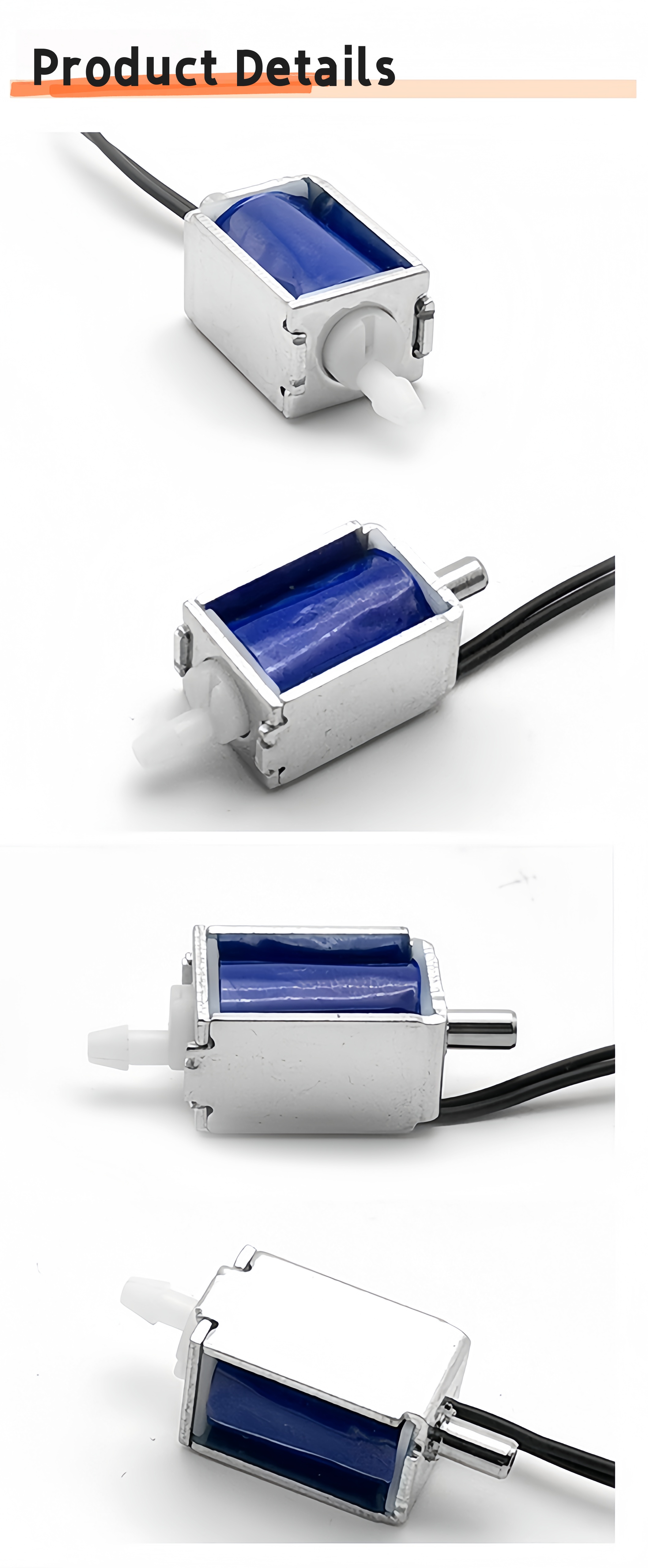 High-precision internal structure of Pinmotor micro 3-way air valve