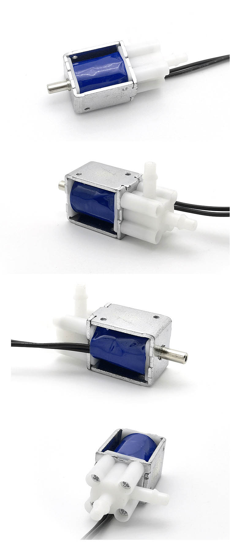 Small solenoid valve for gas