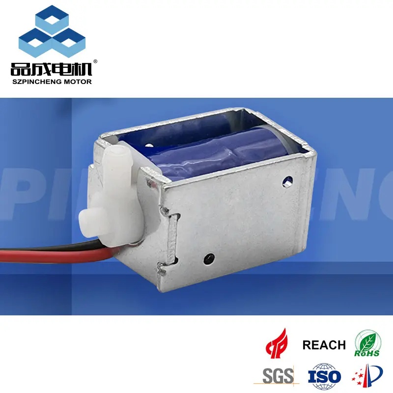 The miniature water solenoid valve has low vibration and low power consumption.