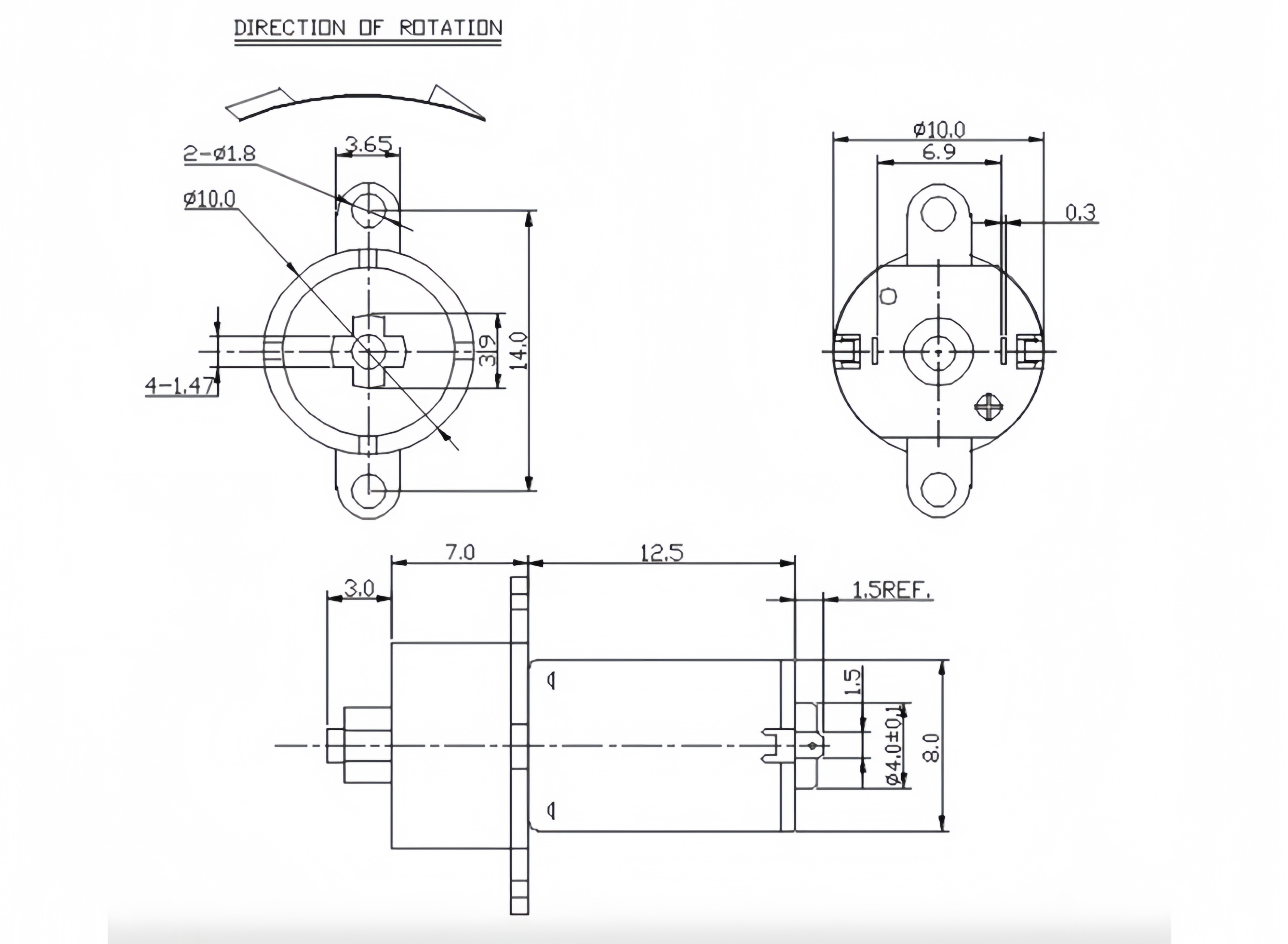mini dc MOTOR